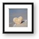 Coral Heart Framed Print