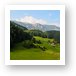 The Swiss Alps (train ride from Luzern to Interlaken) Art Print