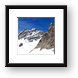 Jungfrau and observatory Framed Print