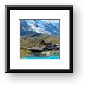 Cold lake in the Swiss Alps Framed Print