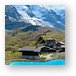 Cold lake in the Swiss Alps Metal Print