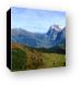Swiss valley panoramic Canvas Print