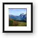 Swiss valley panoramic Framed Print