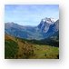 Swiss valley panoramic Metal Print