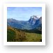 Swiss valley panoramic Art Print
