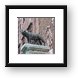 Statue of the wolf and Romulus and Remus - Legend of the founding of Rome Framed Print