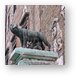 Statue of the wolf and Romulus and Remus - Legend of the founding of Rome Metal Print
