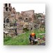 Workers at the Roman Forum Metal Print