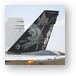 F-18 Hornet tail design (Canadian) Metal Print
