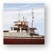 L.E. Block - Rusted out frieghter in Escanaba, MI Metal Print