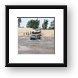 Jeeping in the dune lake Framed Print