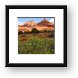 Priest and Nuns (left), Castle Rock (Castleton Tower) on right Framed Print