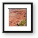 Hurrah Pass and Chicken Corners Trail from above Framed Print
