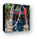 These tiny shrines were all over Thailand Canvas Print