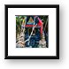 These tiny shrines were all over Thailand Framed Print