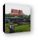 Homes over water, and temples Canvas Print