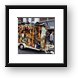 Street performers with a musical trailer Framed Print