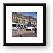 Trams in front of Central Station Framed Print