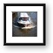 Canal boat on tour Framed Print