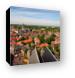 View of Middelburg from the tower Canvas Print