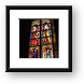 Stained glass - Basilica of the Holy Blood Framed Print