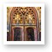 Ornate gold doors of the town hall Art Print