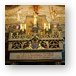 Mantle of the huge fireplace in the town hall (Stadhuis) Metal Print