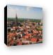 View from the belfry - Church of Our Lady and St. Saviours Cathedral Canvas Print