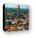 View from the belfry - Church of Our Lady Canvas Print