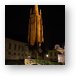Towering spire of the Church of Our Lady Metal Print