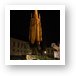 Towering spire of the Church of Our Lady Art Print