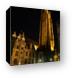 Towering spire of the Church of Our Lady Canvas Print