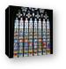 Huge stained glass windows Canvas Print