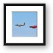 F-86 Sabre and T-33 Red Knight Framed Print