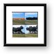 Thousand foot wall of flame Framed Print