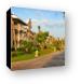 Walkway and room buildings at the Iberostar Canvas Print