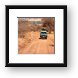 Toyota Land Cruiser - the trusty safari vehicle Framed Print