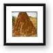 Large termite mound Framed Print