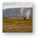 These dust devils were blowing around all over the place Metal Print