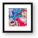 Peanut Butter and Jelly Float Framed Print