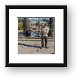 Street performer in Jackson Square Framed Print