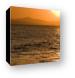 Sunset on the Gulf of Dulce Canvas Print