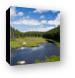 Picturesque view of Canadian wilderness Canvas Print