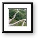 Twisty gravel road - Route 389 Framed Print