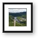 River and power generating station at Manic 5 Framed Print