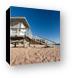 California Lifeguard shack at Zuma Beach Canvas Print