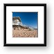 California Lifeguard shack at Zuma Beach Framed Print