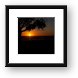 Tree at sunset, Leo Carrillo State Beach Framed Print