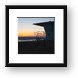 Lifeguard shack at sunset at Leo Carrillo State Beach Framed Print