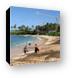 Napili Beach with resort construction in the background Canvas Print